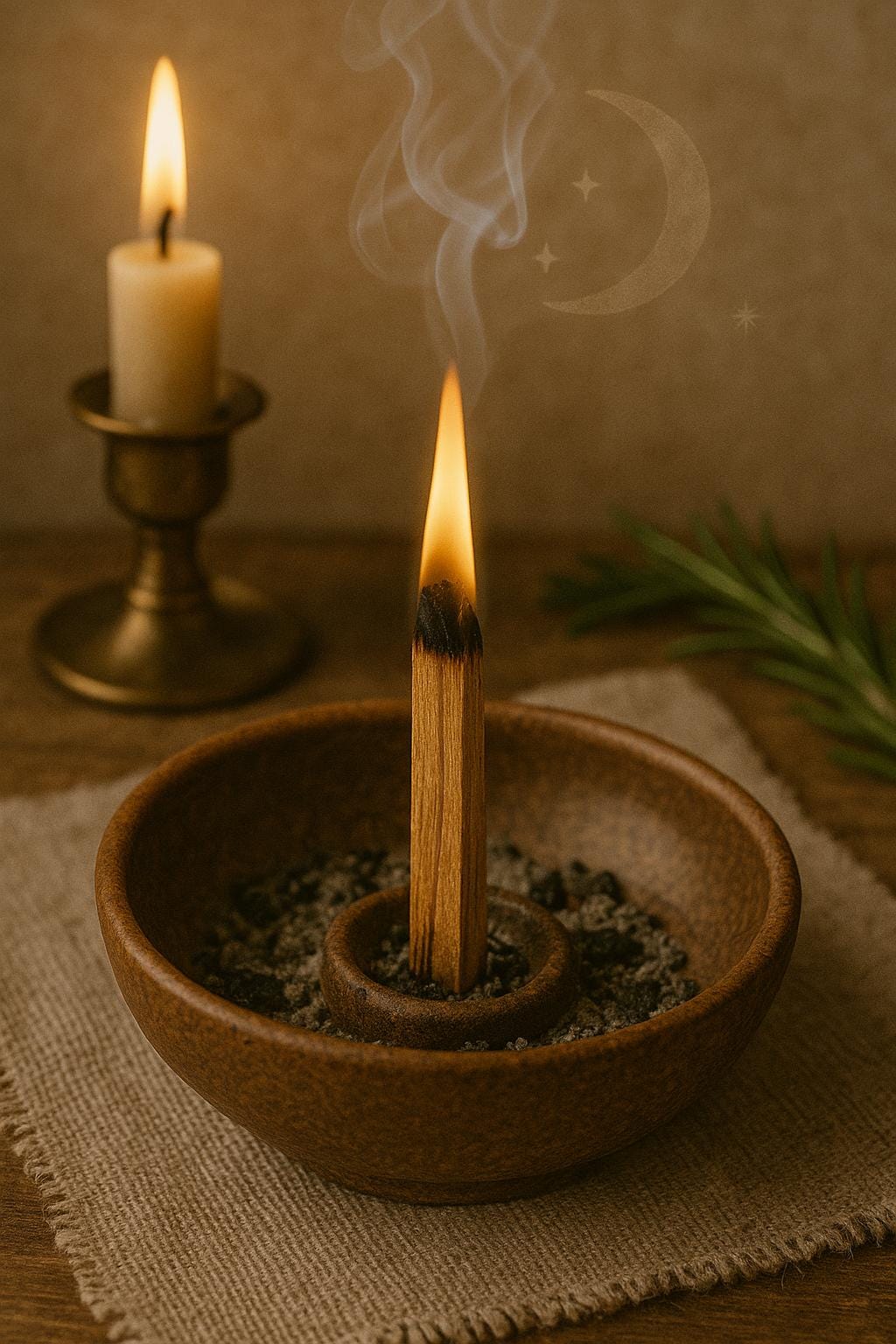 1pc Palo Santo Aromatherapy Stick – Natural Sacred Wood for Meditation Energy Cleansing & Ritual Use