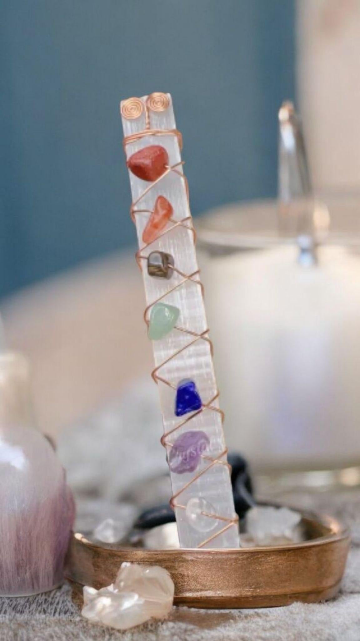 Crystal Energy Ritual Gift Box | Crystal Healing & Sage Cleansing Set