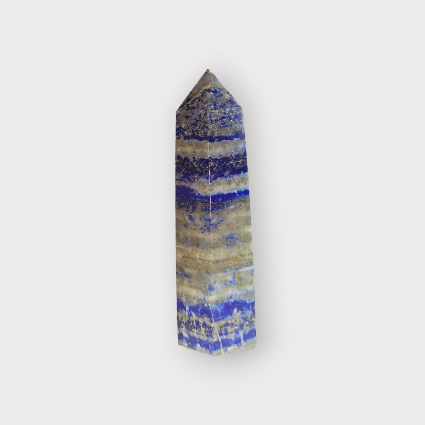 Natural GRADE A++ LAPIS LAZULI Crystal Tower/Wand 1pcs. Gemstone, Healing, Spiritual, Chakra, Gift, Home Decor