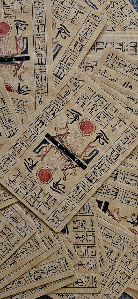 Egyptian Gods Oracle Deck – Ancient Wisdom Cards for Divination, Spiritual Guidance & Reflection – Illustrated Egyptian Deities Tarot
