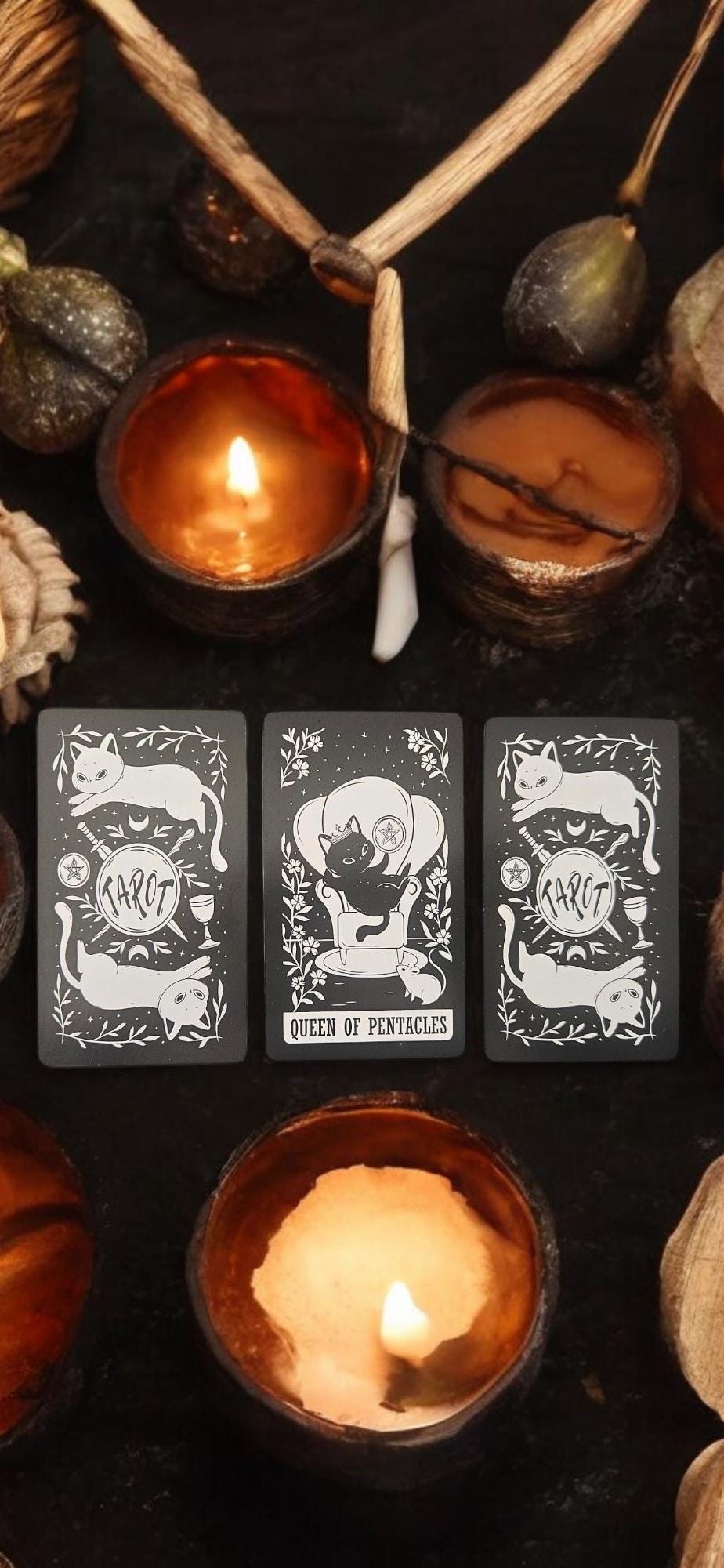 Black Cat Tarot Deck - Mystical Kittens Fortune Telling