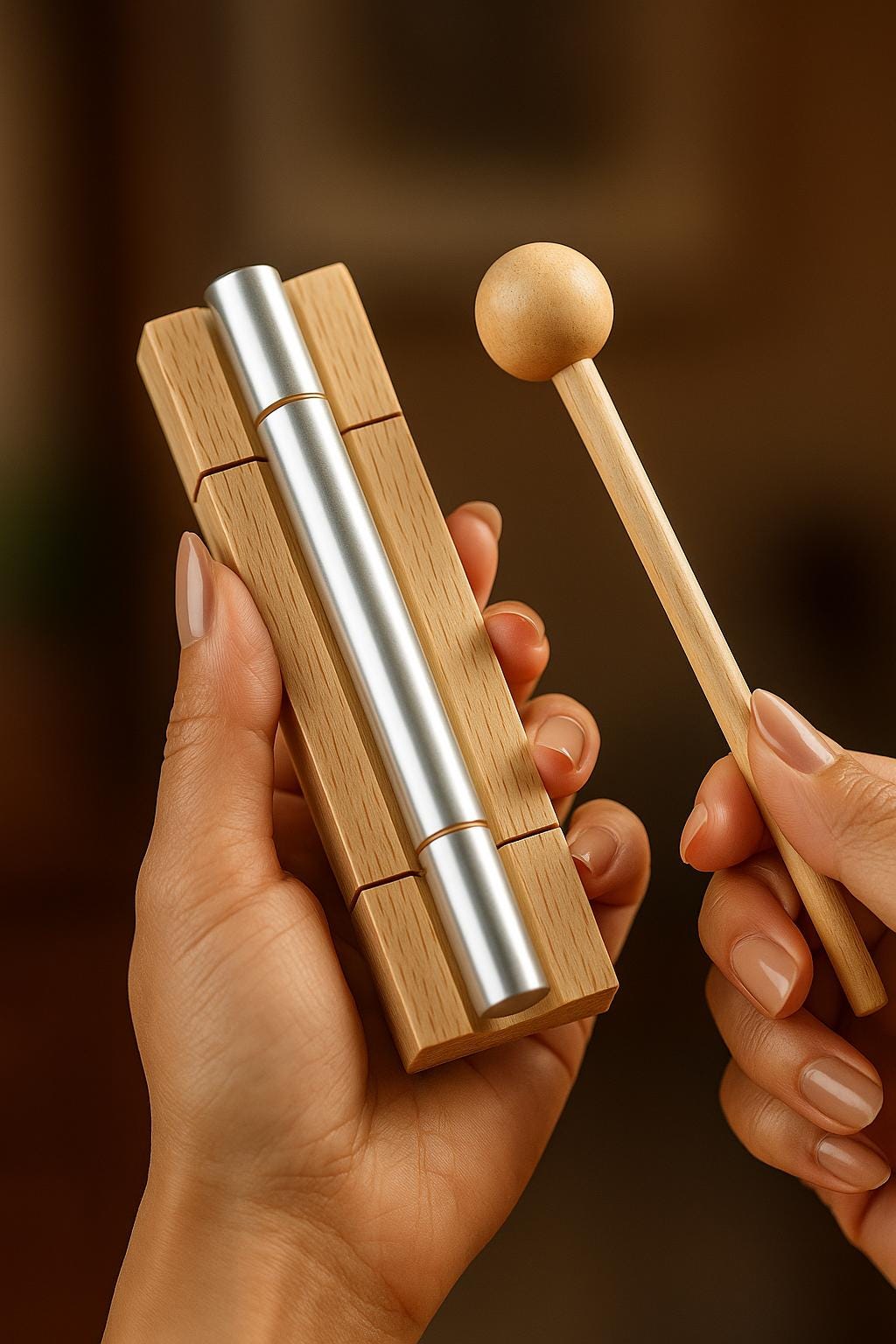Energy Beam Meditation Chime – Healing Instrument for Yoga, Relaxation & Sound Therapy