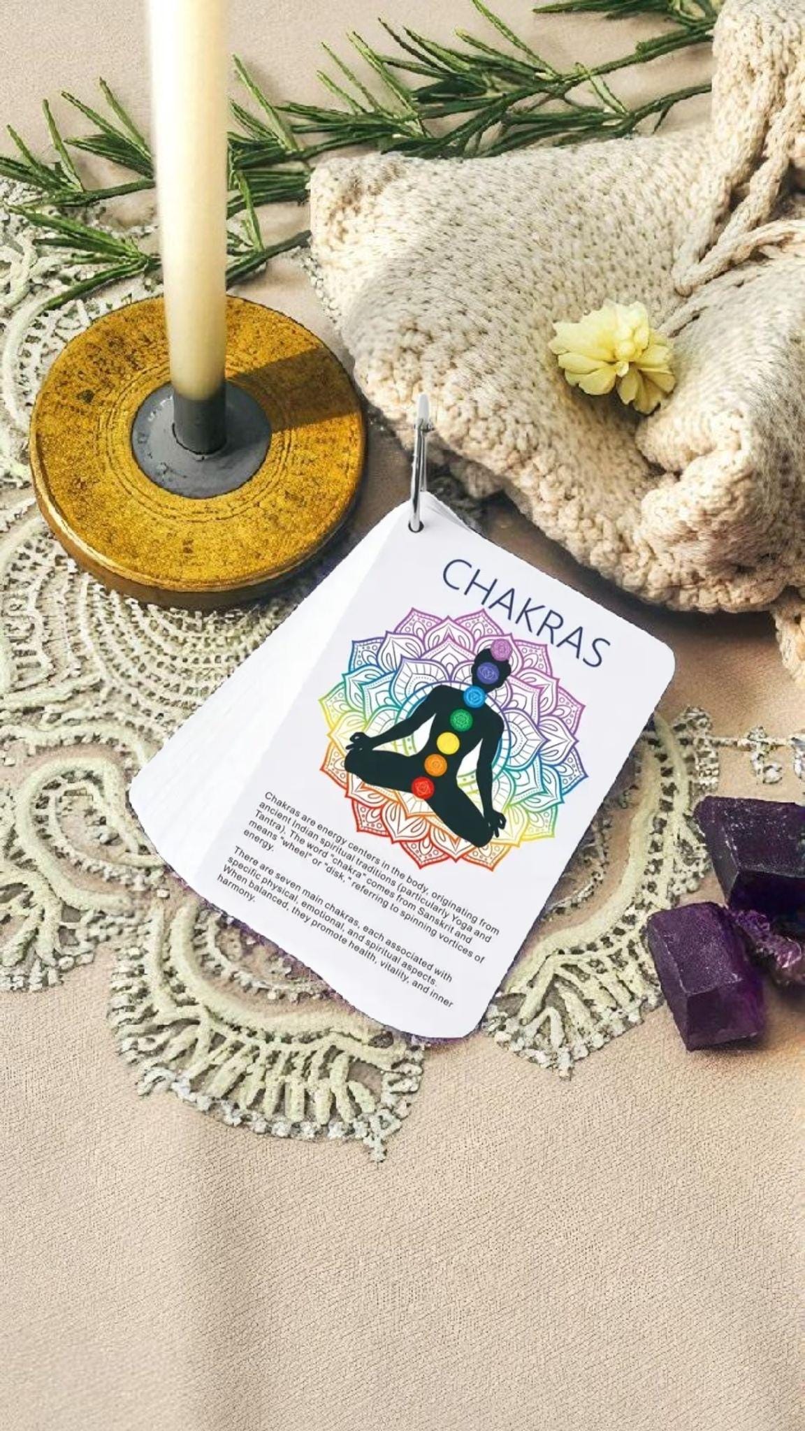 Chakra Guide Cards – 7 Chakra System Meditation & Mudra Deck