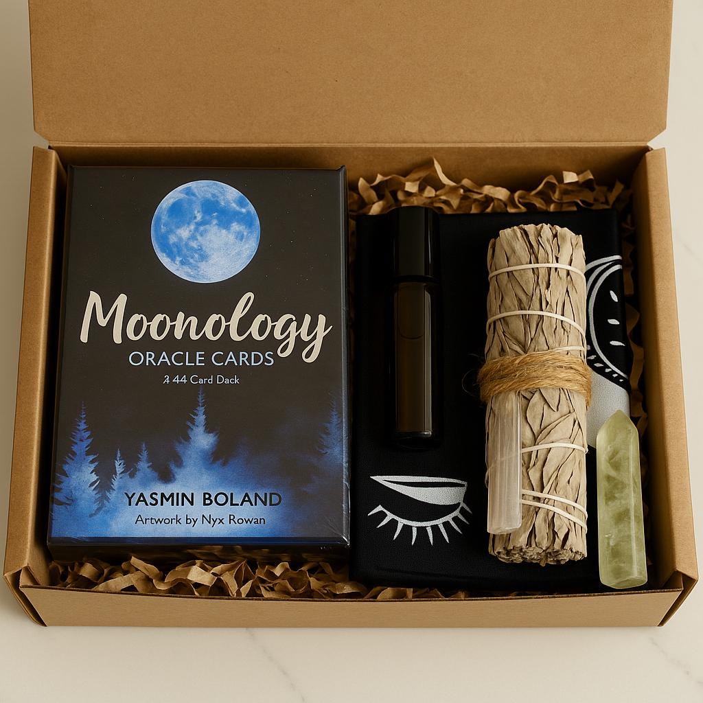 Moonology Ritual Gift Box | Intention Setting & Energy Cleansing Set