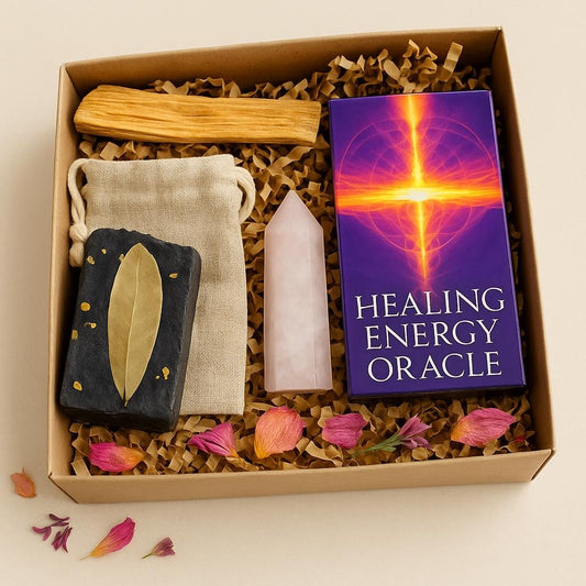 Healing Energy Oracle Ritual Gift Box - Soulful Awakening - For Clarity, Connection, Emotional Healing