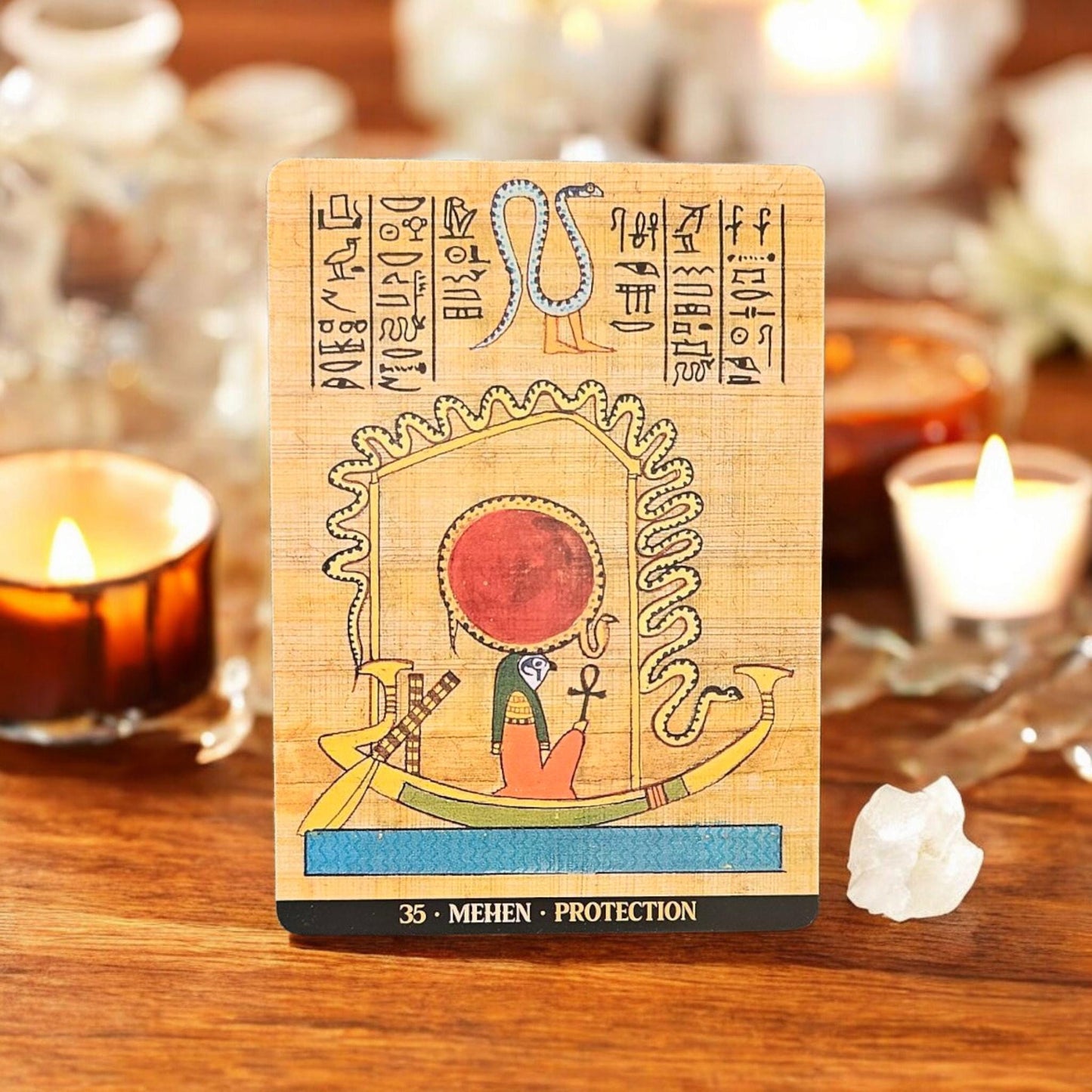 Egyptian Gods Oracle Deck – Ancient Wisdom Cards for Divination, Spiritual Guidance & Reflection – Illustrated Egyptian Deities Tarot
