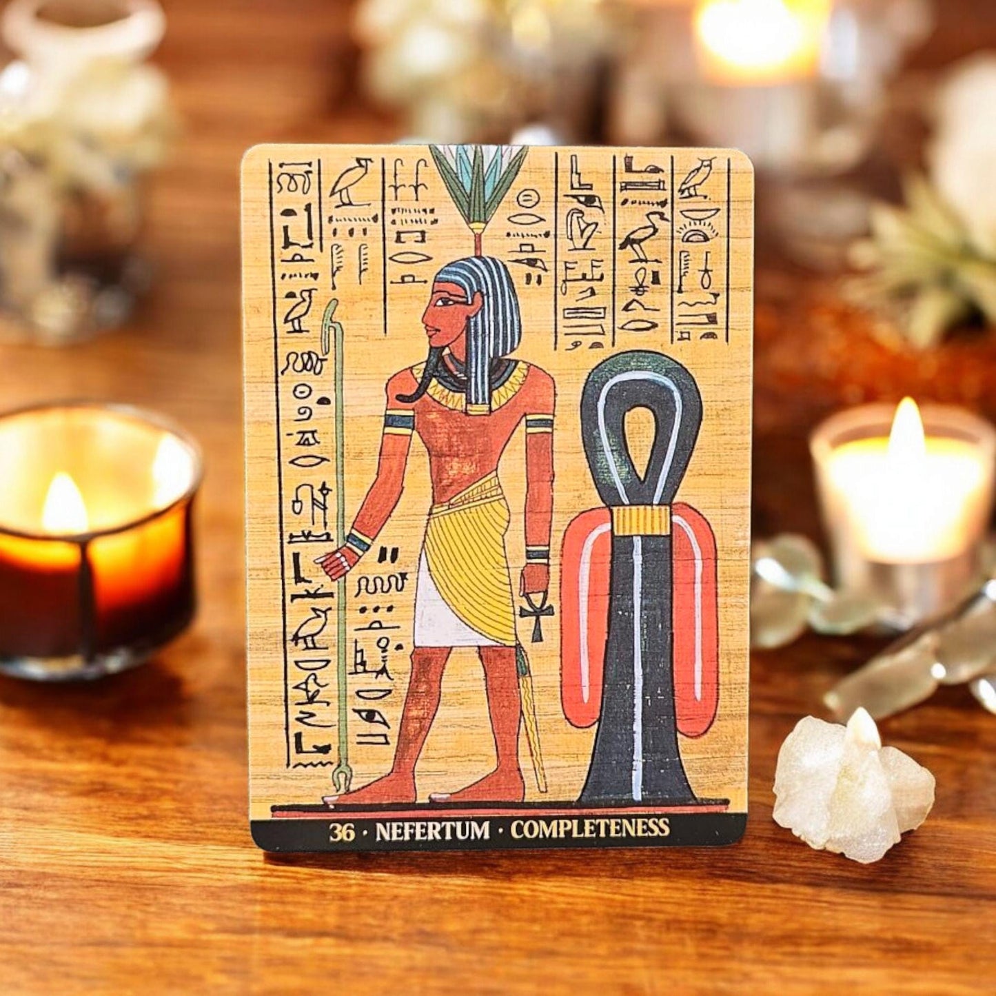 Egyptian Gods Oracle Deck – Ancient Wisdom Cards for Divination, Spiritual Guidance & Reflection – Illustrated Egyptian Deities Tarot