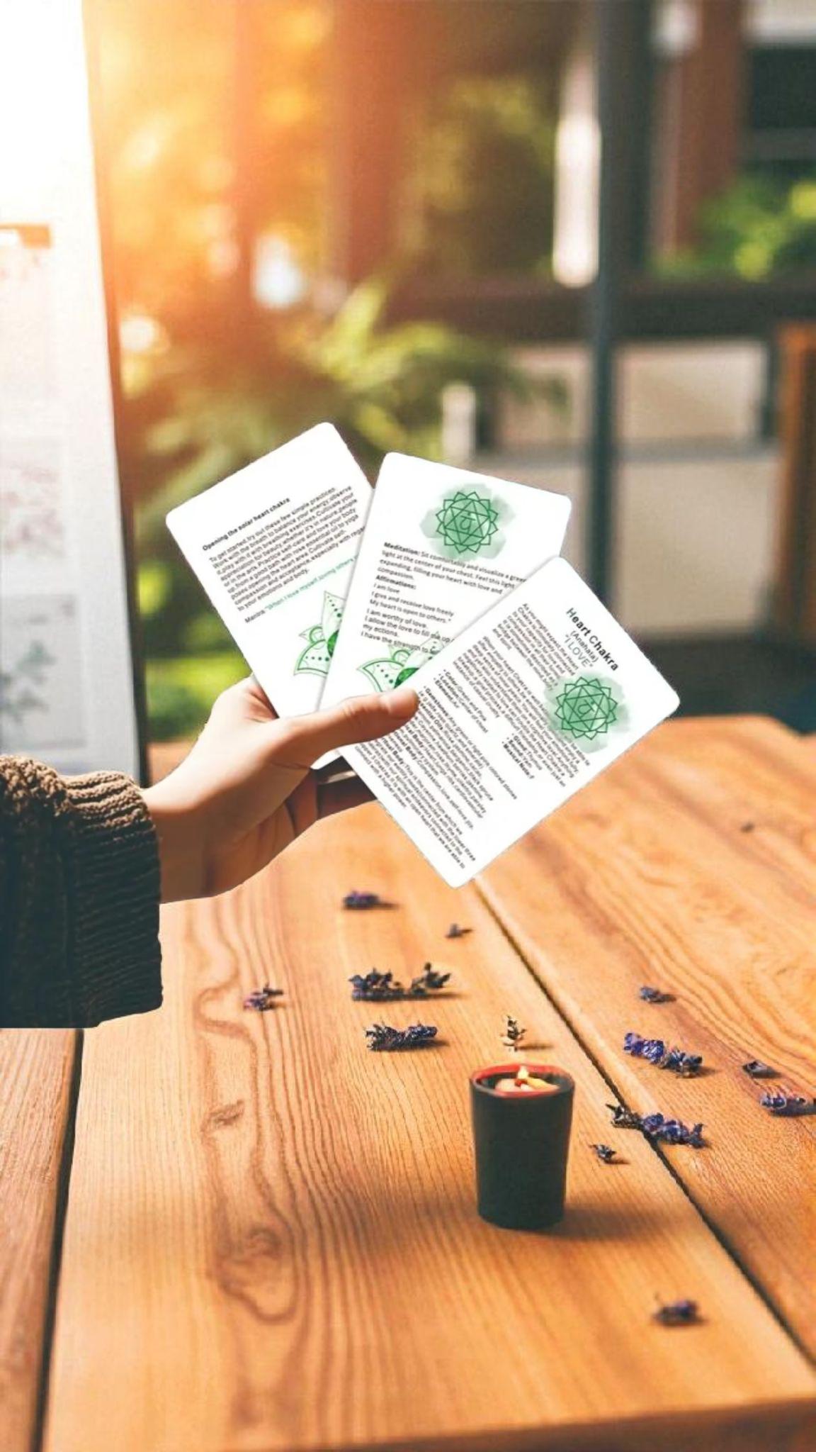 Chakra Guide Cards – 7 Chakra System Meditation & Mudra Deck