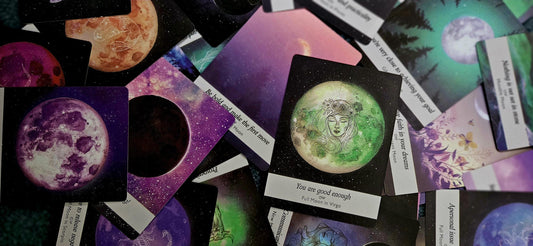 Moonology Oracle Card Deck – 44 Cards for Lunar Guidance and Spiritual Clarity