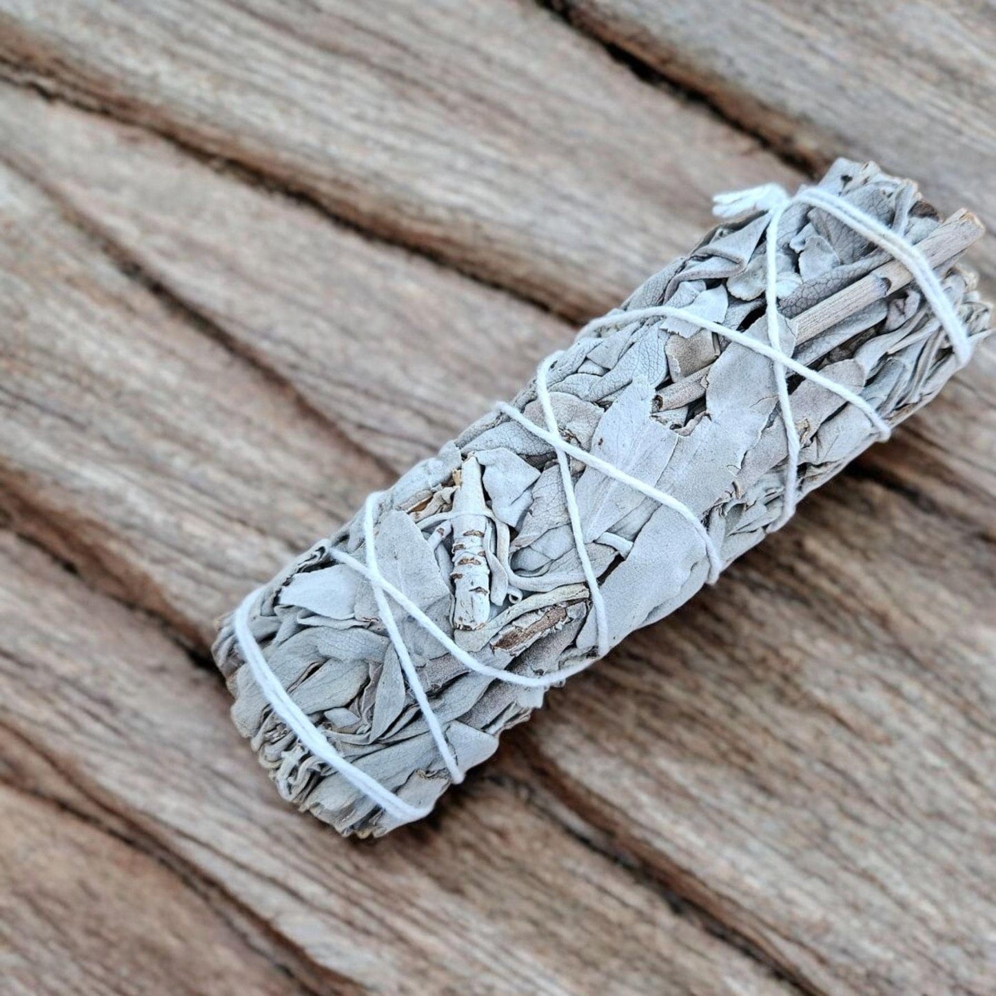 White Sage Smudge Stick | Handcrafted Sage Bundle for Cleansing, Meditation, and Energy Clearing