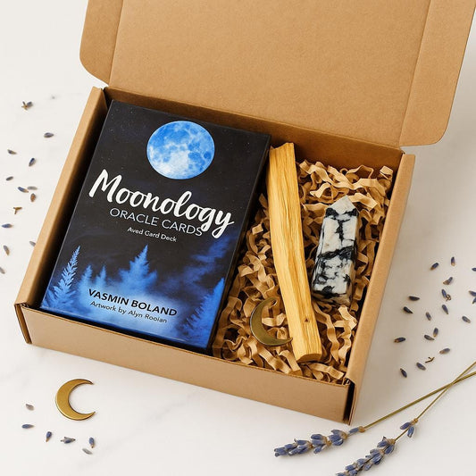 Moonology Oracle Gift Box | Lunar Energy Ritual Set